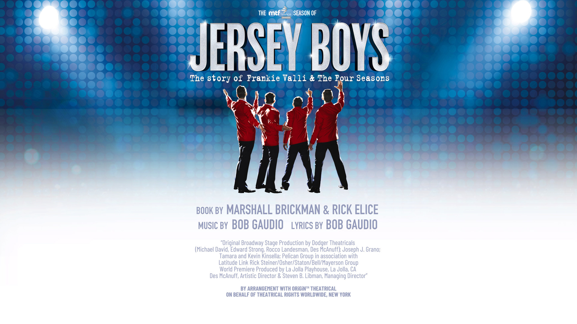 Jersey Boys Musical Theatre Dunedin